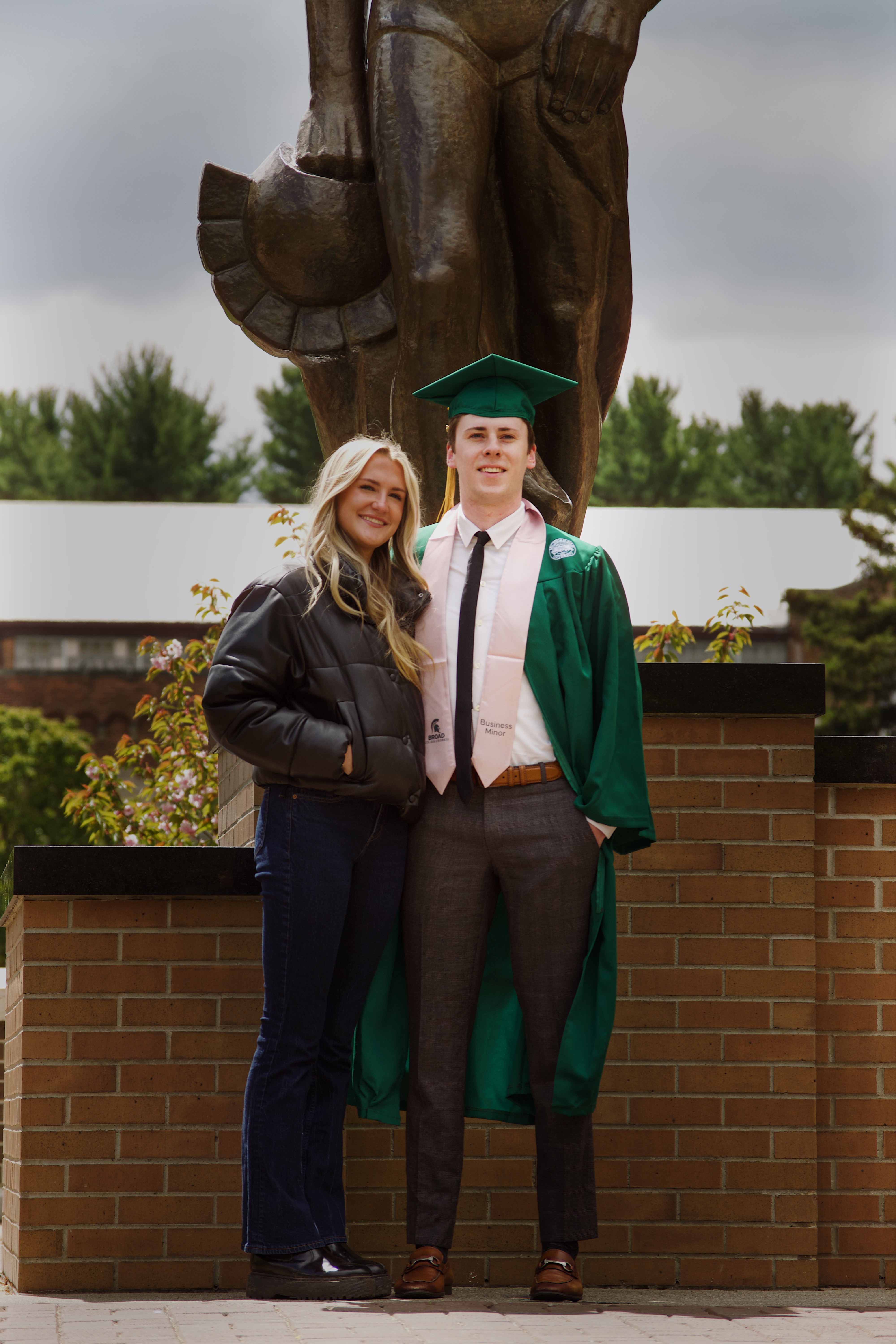 Spartan Statue Pair