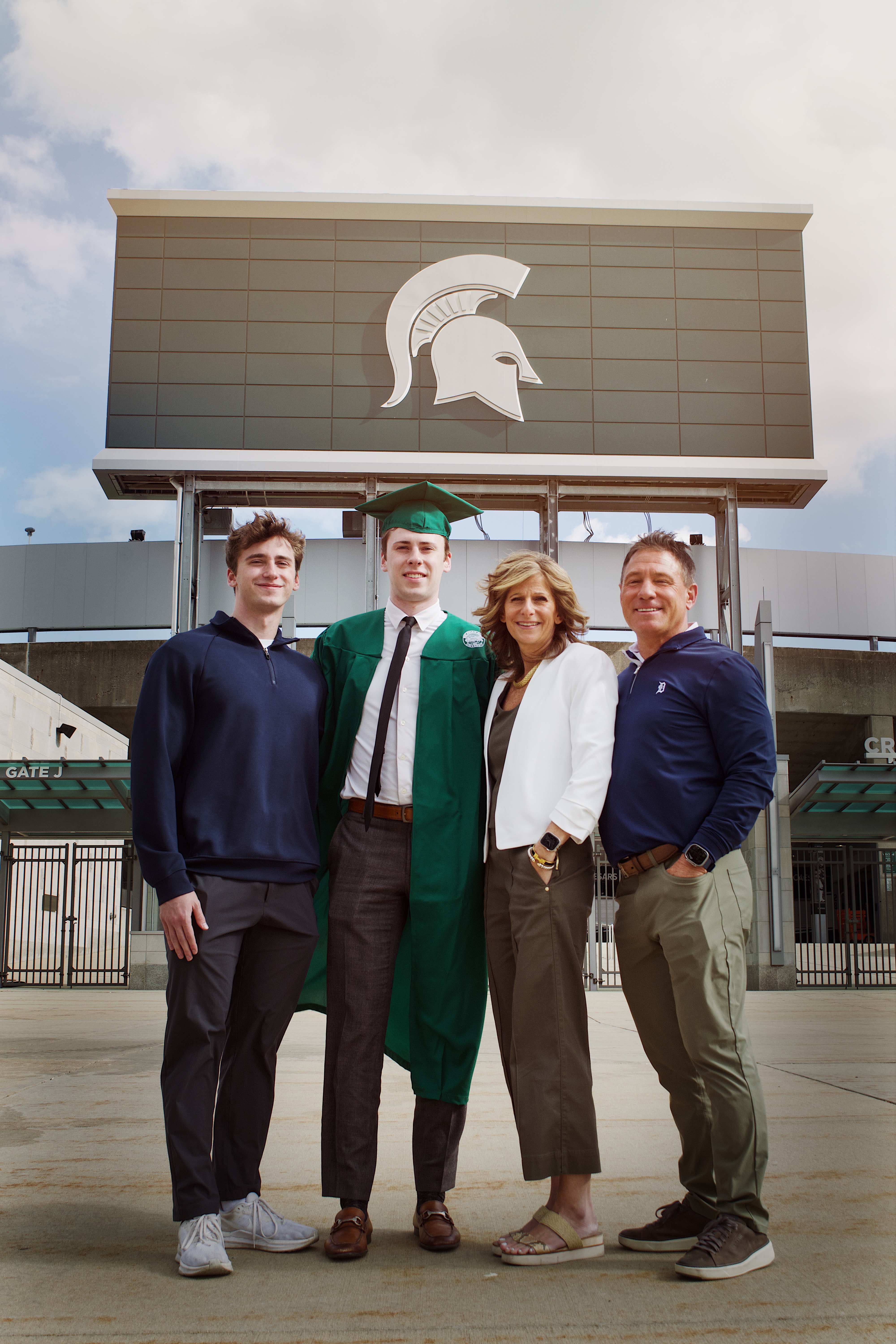 Family at Spartan Stadium